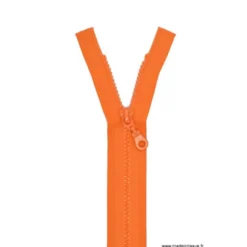 Fermeture éclair Séparable grosse maille 6mm Z54 col 680 capucine