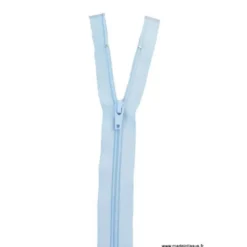 Fermeture éclair séparable Z52 col 505 Bleu layette