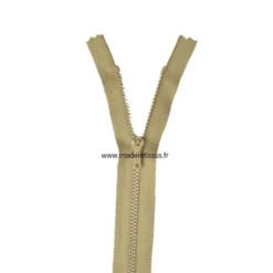Fermeture éclair Z13 métallique coloris Beige 904