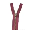 Fermeture éclair Z14 métallique coloris Bordeaux 870