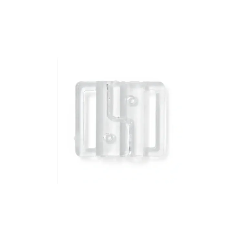 Fermoir clip 20mm transparent pour maillot de bain