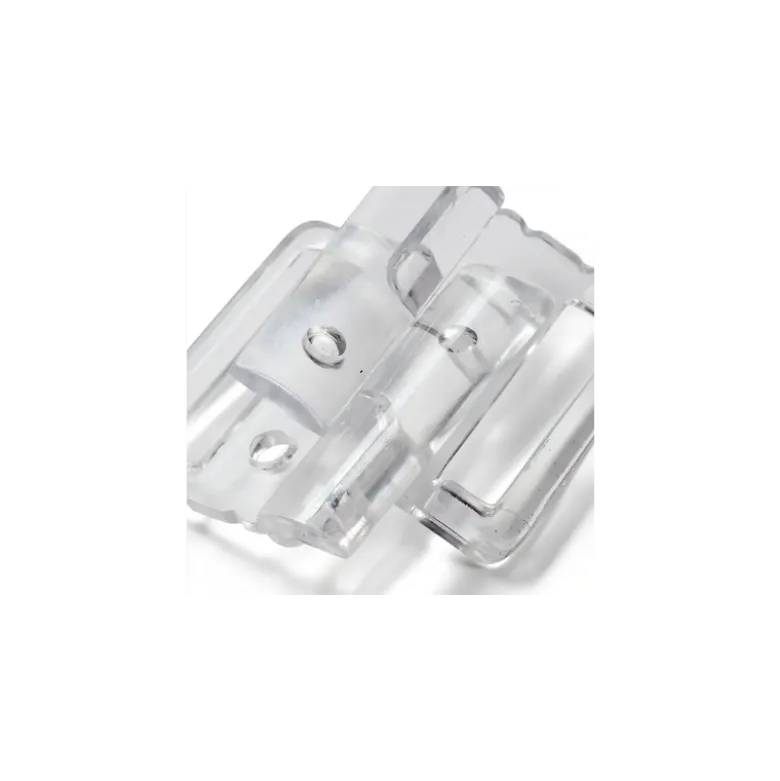 Fermoir clip 20mm transparent pour maillot de bain
