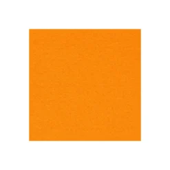 Feutrine jaune orangé en coupon format A4