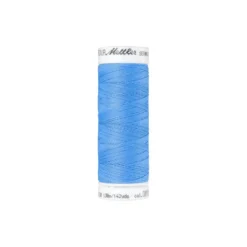 Fil à coudre élastique Seraflex bleu - Mettler - 130m