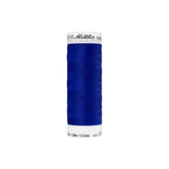 Fil à coudre élastique Seraflex bleu foncé - Mettler - 130m