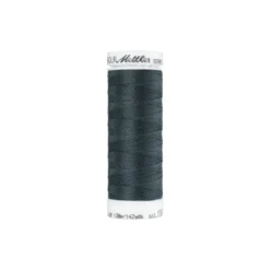 Fil à coudre élastique Seraflex gris foncé - Mettler - 130m