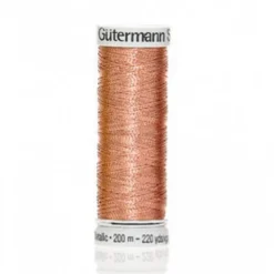 Fil Effet Metallic Gutermann 200 m - N°7011 cuivre