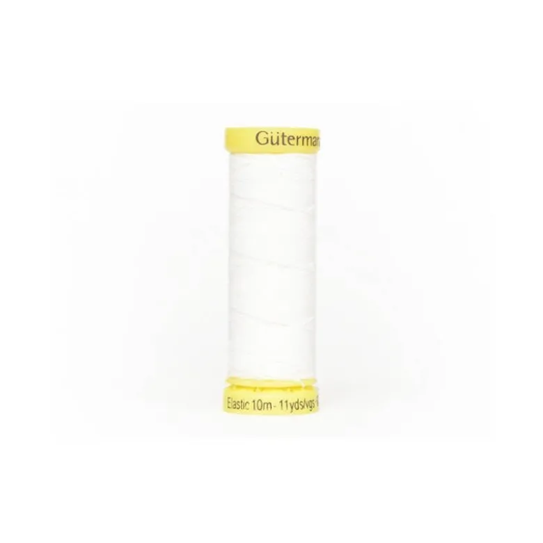 Fil Elastique Gutermann 10 m - N°5019 Blanc