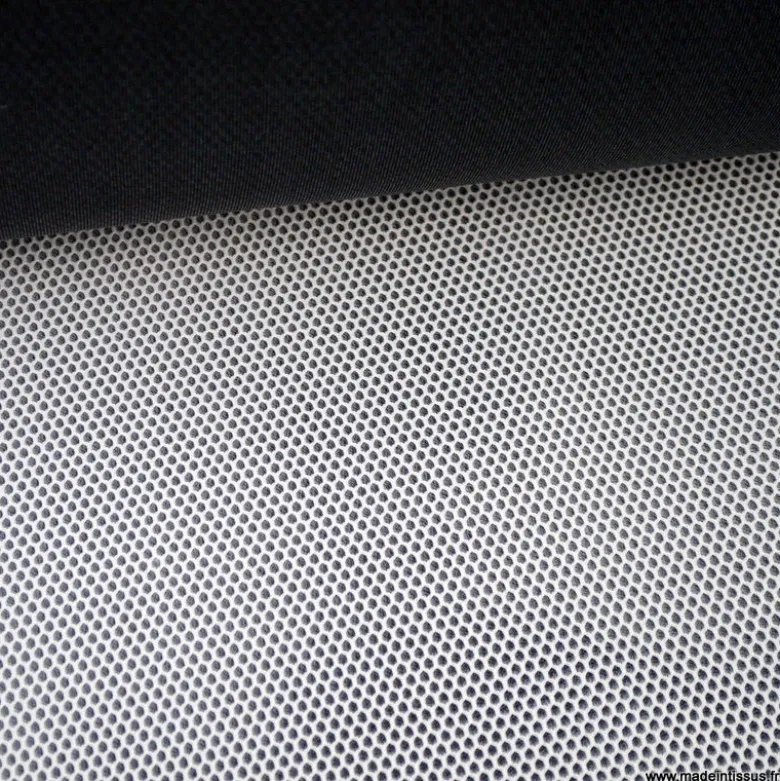 Filet 3d mesh Blanc rembourré et respirant - 3mm
