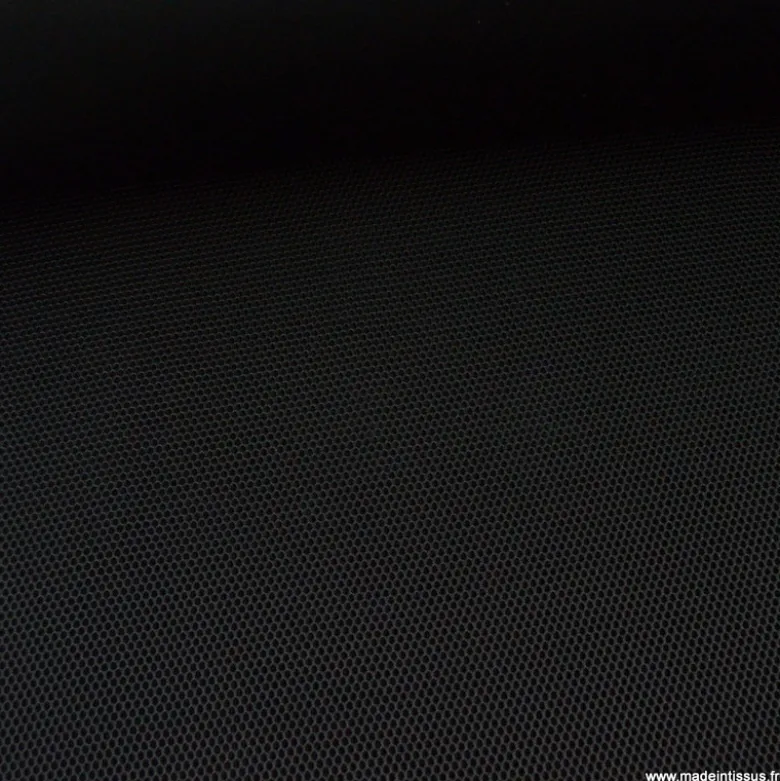 Filet 3d mesh noir rembourré et respirant - 3mm