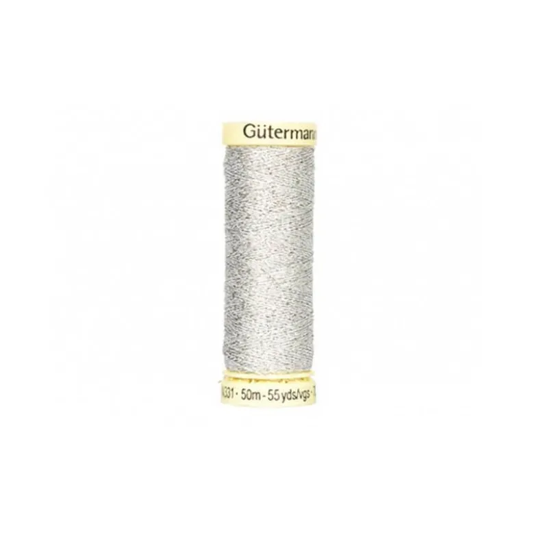 Fil METAL Gutermann 50 m - N°41 Argent