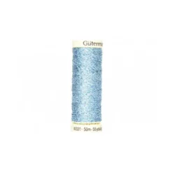 Fil METAL Gutermann 50 m - N°143 Bleu Clair