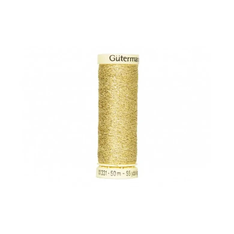 Fil METAL Gutermann 50 m - N°24 Or