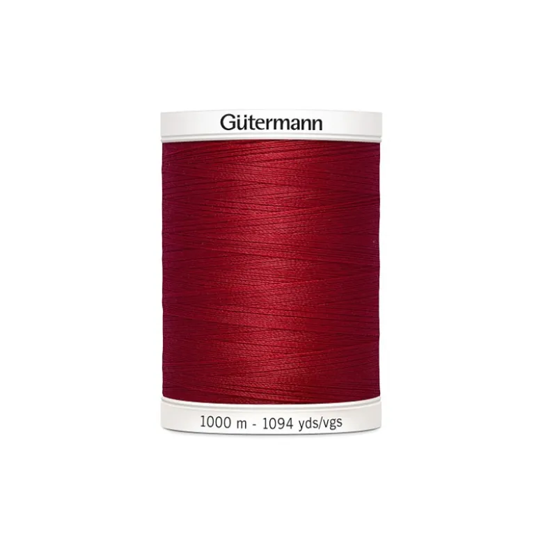 Fil pour tout coudre Gutermann 1000 m - N°46 Rouge Hermès