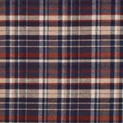 Flanelle Écossaise Highland – Bleu Marine & Rouille