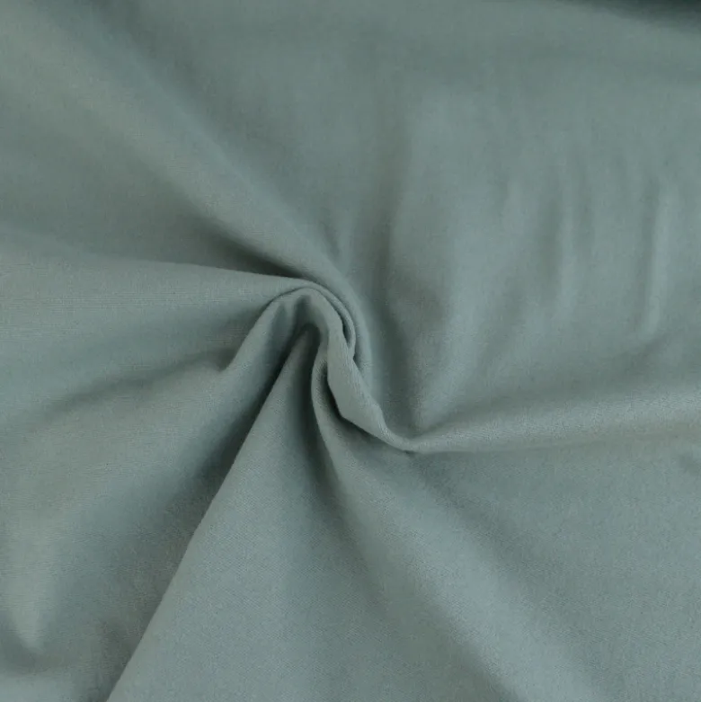 Flanelle de coton Vert Céladon - Okeo tex