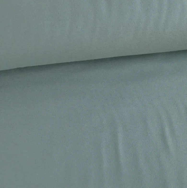 Flanelle de coton Vert Céladon - Okeo tex