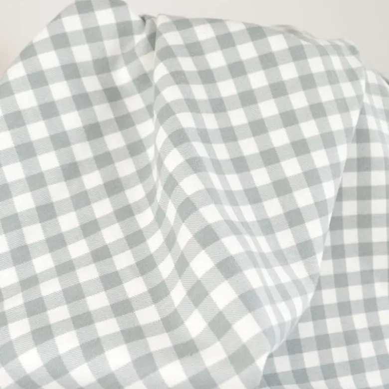 Flanelle motif Vichy grands carreaux vert Sauge