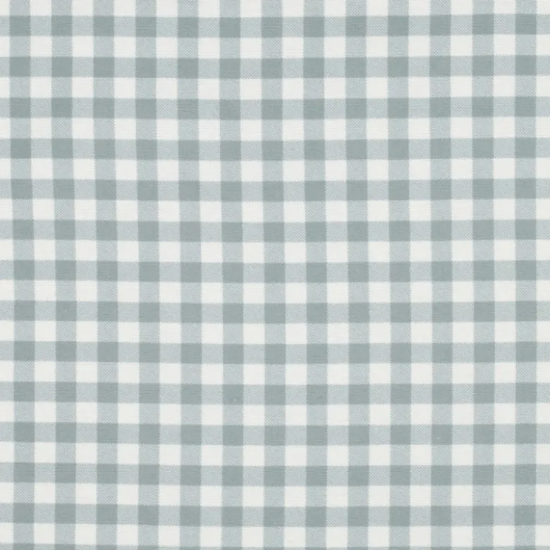 Flanelle motif Vichy grands carreaux vert Sauge