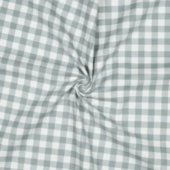Flanelle motif Vichy grands carreaux vert Sauge