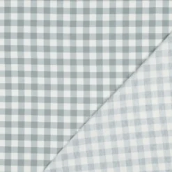 Flanelle motif Vichy grands carreaux vert Sauge