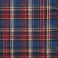 Flanelle Tartan Highland – Bleu & Rouge Traditionnel