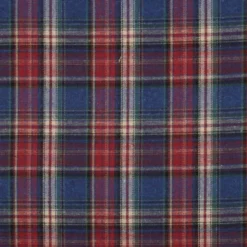 Flanelle Tartan Highland – Bleu & Rouge Traditionnel