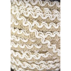 Galon Lezarde Wave mate 11mm coloris Lin Ecru