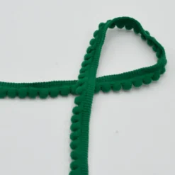 Galon mini pompons Vert gazon - 6mm
