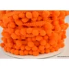 Galon PETITS POMPONS coloris Orange