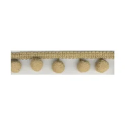 Galon PETITS POMPONS coloris Taupe