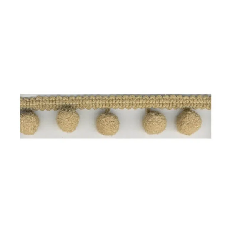 Galon PETITS POMPONS coloris Taupe