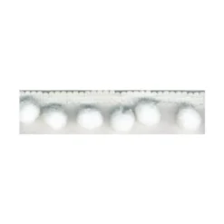 Galon PETITS POMPONS coloris Blanc