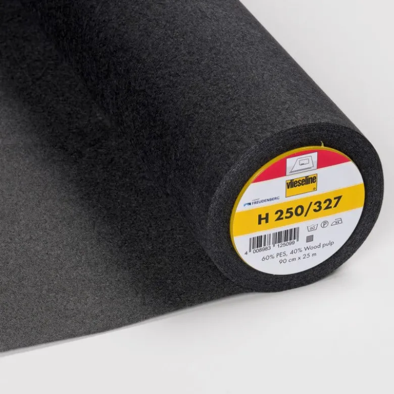 H250 Entoilage thermocollant Anthracite - Vlieseline