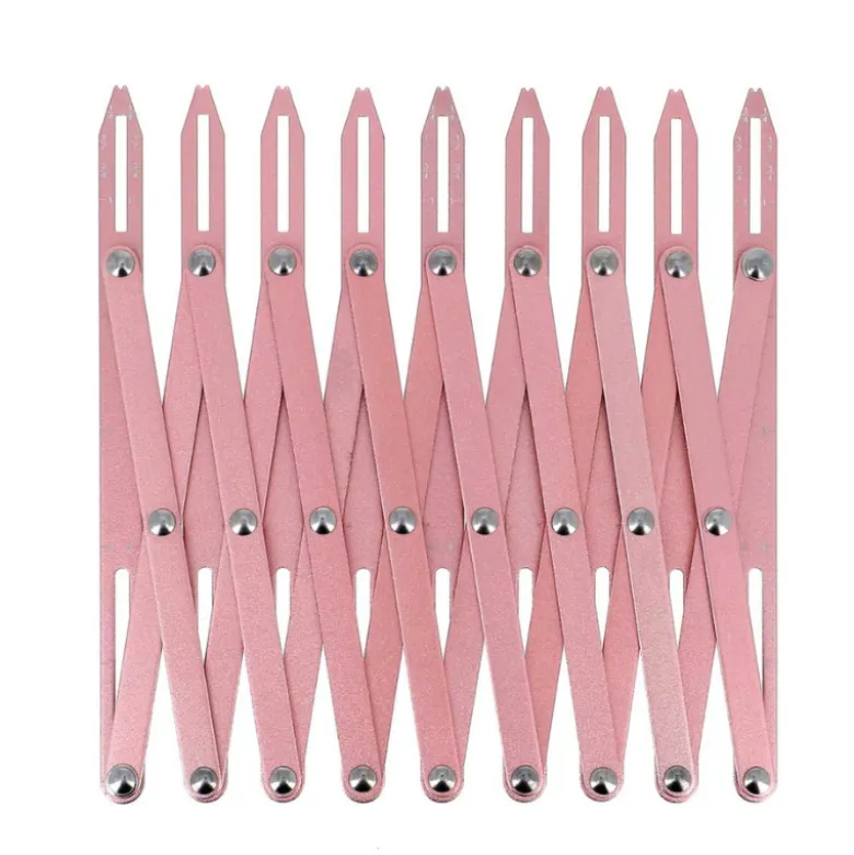 Jauge boutonnière extensible rose - Bohin