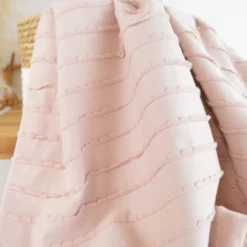 Jersey à volants - Rose poudré - OEKO TEX