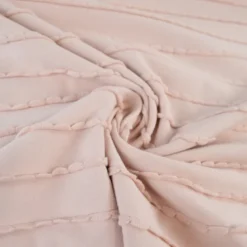 Jersey à volants - Rose poudré - OEKO TEX