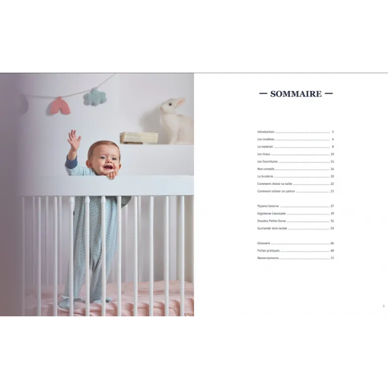 Livre de couture "Bonne nuit" - Ikatee