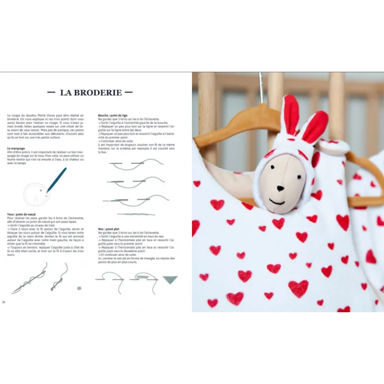 Livre de couture "Bonne nuit" - Ikatee