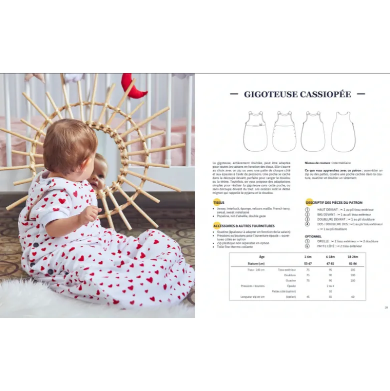 Livre de couture "Bonne nuit" - Ikatee