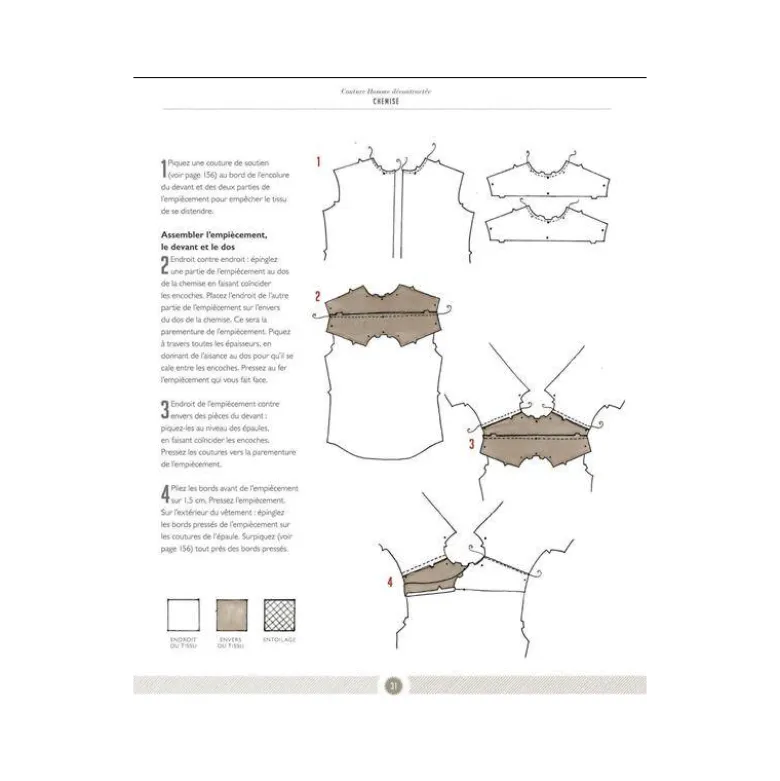 Livre de couture "Couture homme décontracté"