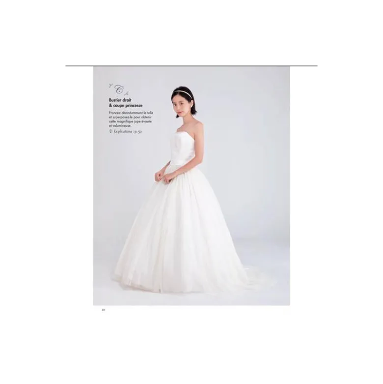 Livre de couture "Je couds ma robe de mariée" du 34 au 48