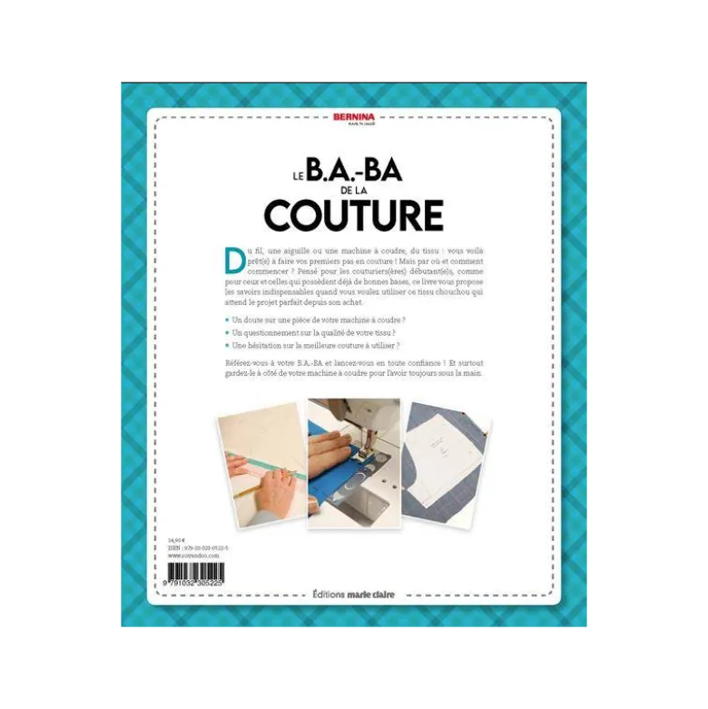 Livre de couture "le B a ba de la couture"