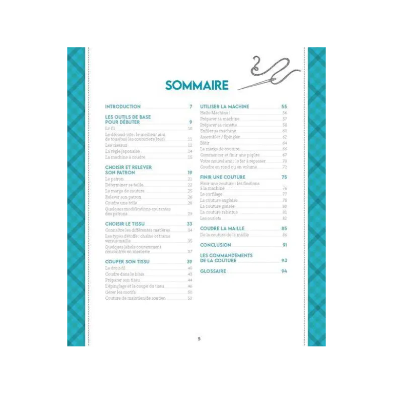 Livre de couture "le B a ba de la couture"