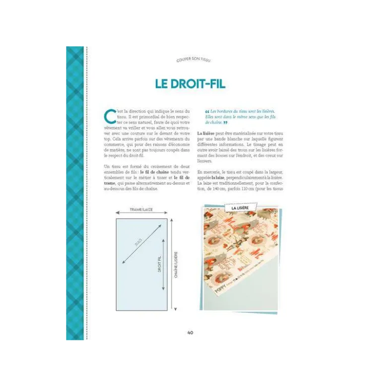 Livre de couture "le B a ba de la couture"