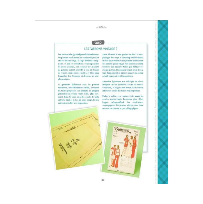 Livre de couture "le B a ba de la couture"