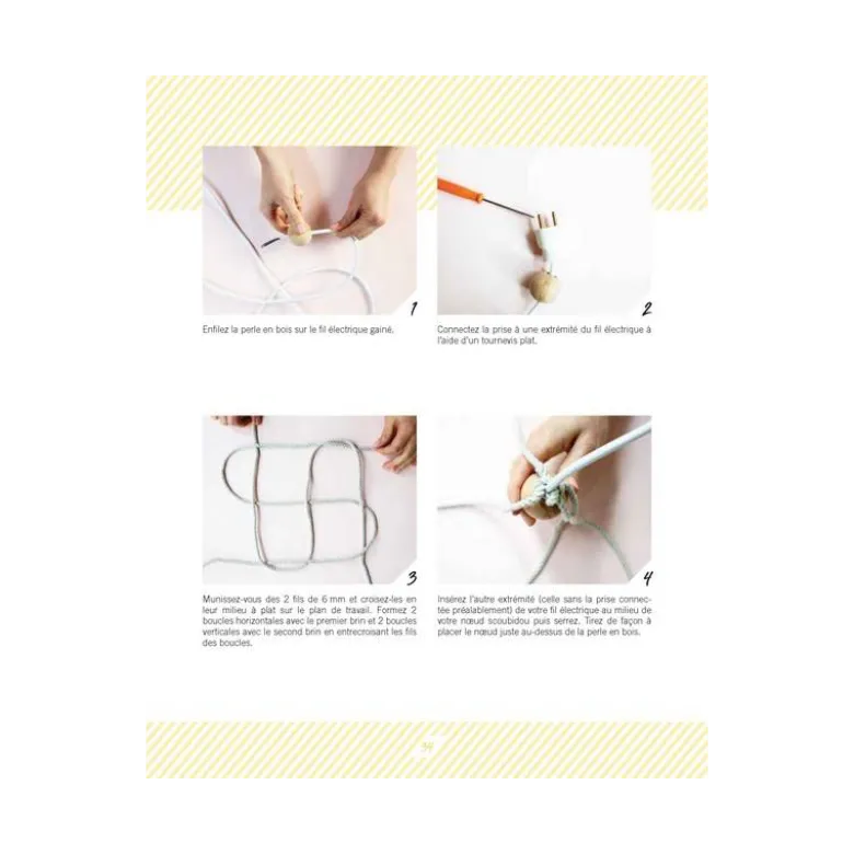 Livre Macramé "Créations pour la maison" - 10 modèles