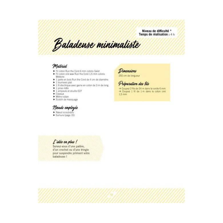 Livre Macramé "Créations pour la maison" - 10 modèles