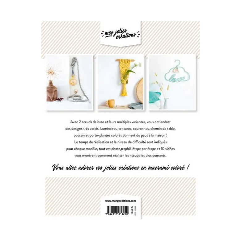 Livre Macramé "Créations pour la maison" - 10 modèles