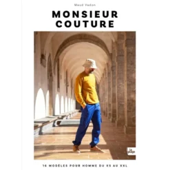 Livre Monsieur Couture : 16 modèles pour hommes du XS au XXL